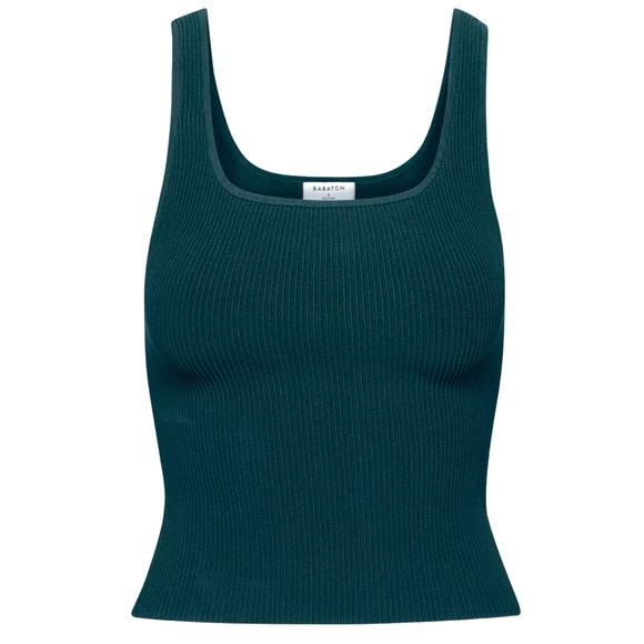 Babaton by Aritzia sculpt knit squareneck top - Picture 1 of 4